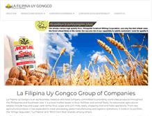 Tablet Screenshot of lafilgroup.com